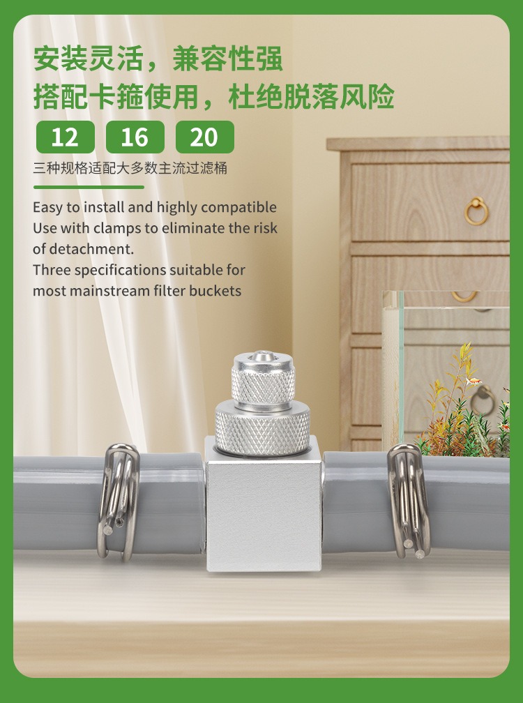 Aquarium CO2 Diffuser DIY Gras - Aquaponics Fish Tank ulasan dan harga