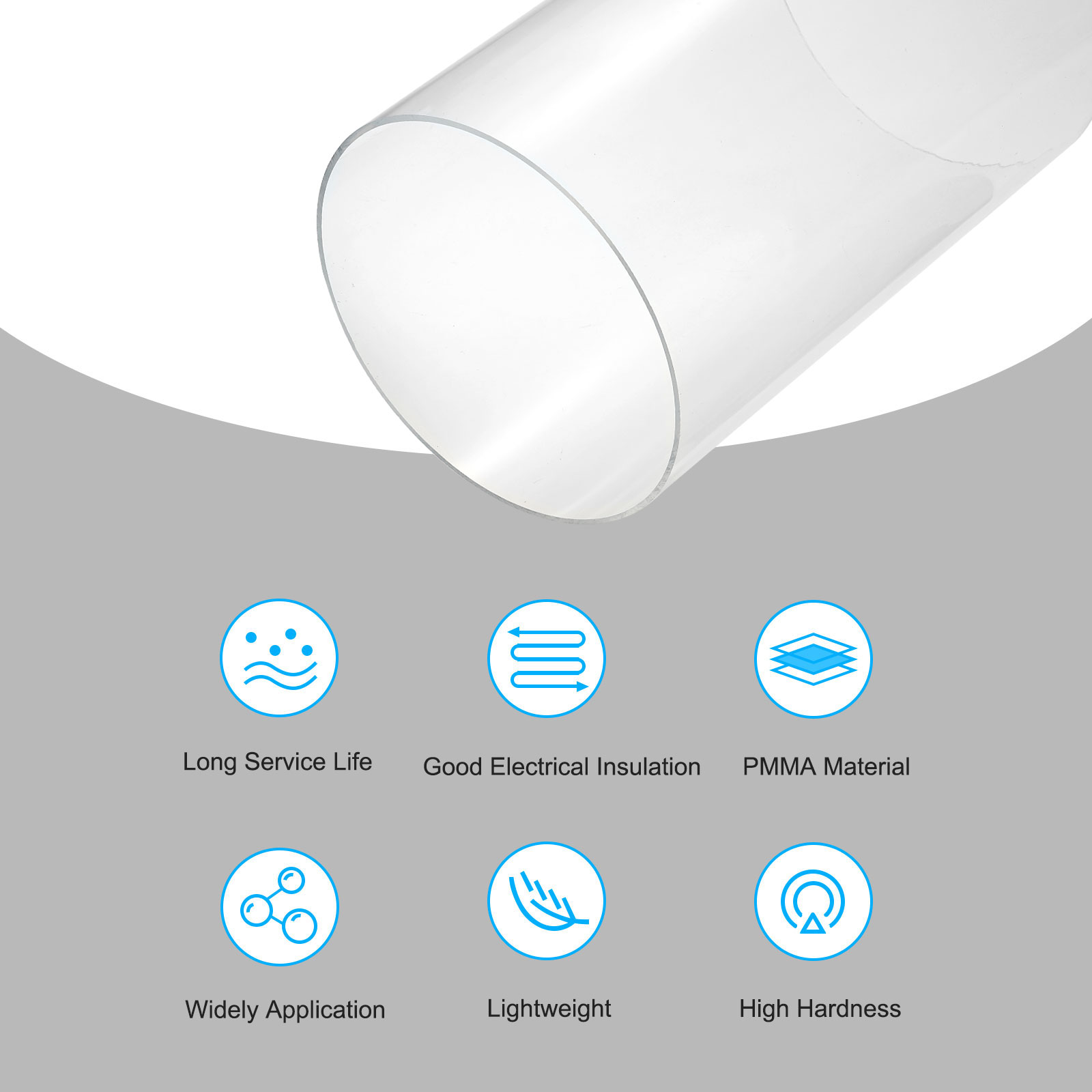 350mm Transparent Acrylic Aqua - Aquaponics Fish Tank ulasan dan harga