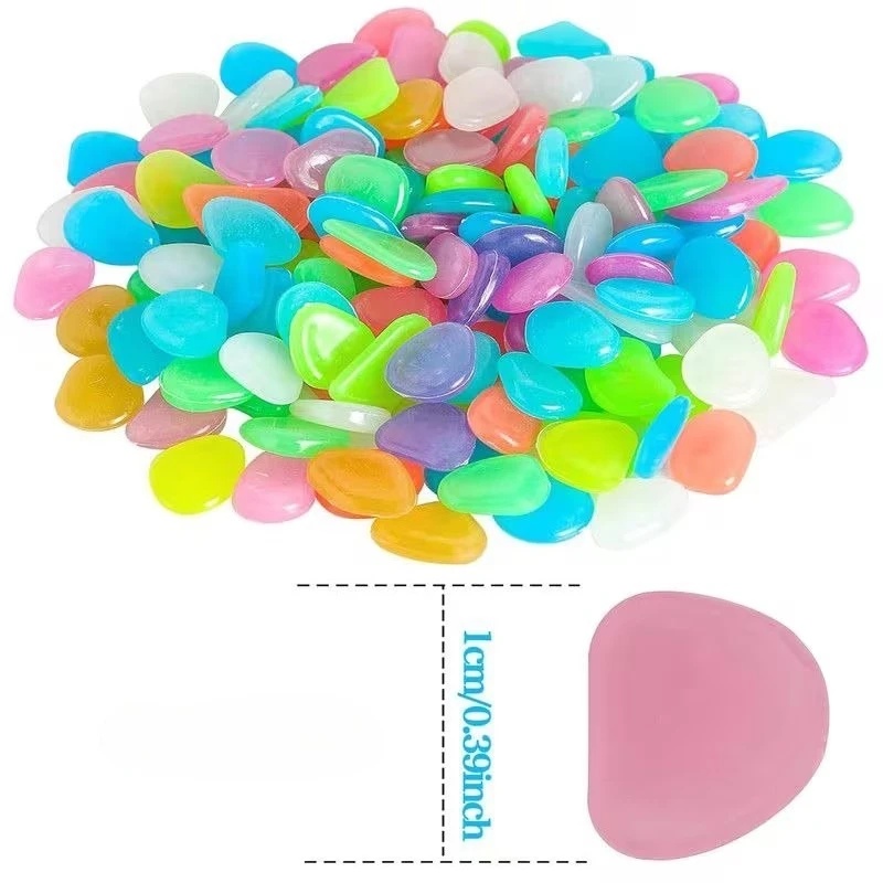 50-200pcs Glow in The Dark Peb - Aquaponics Fish Tank ulasan dan harga