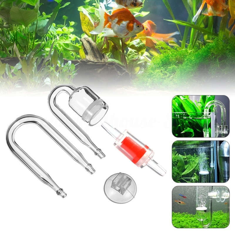 4pcs Set DIY CO2 Diffuser For  - Aquaponics Fish Tank ulasan dan harga