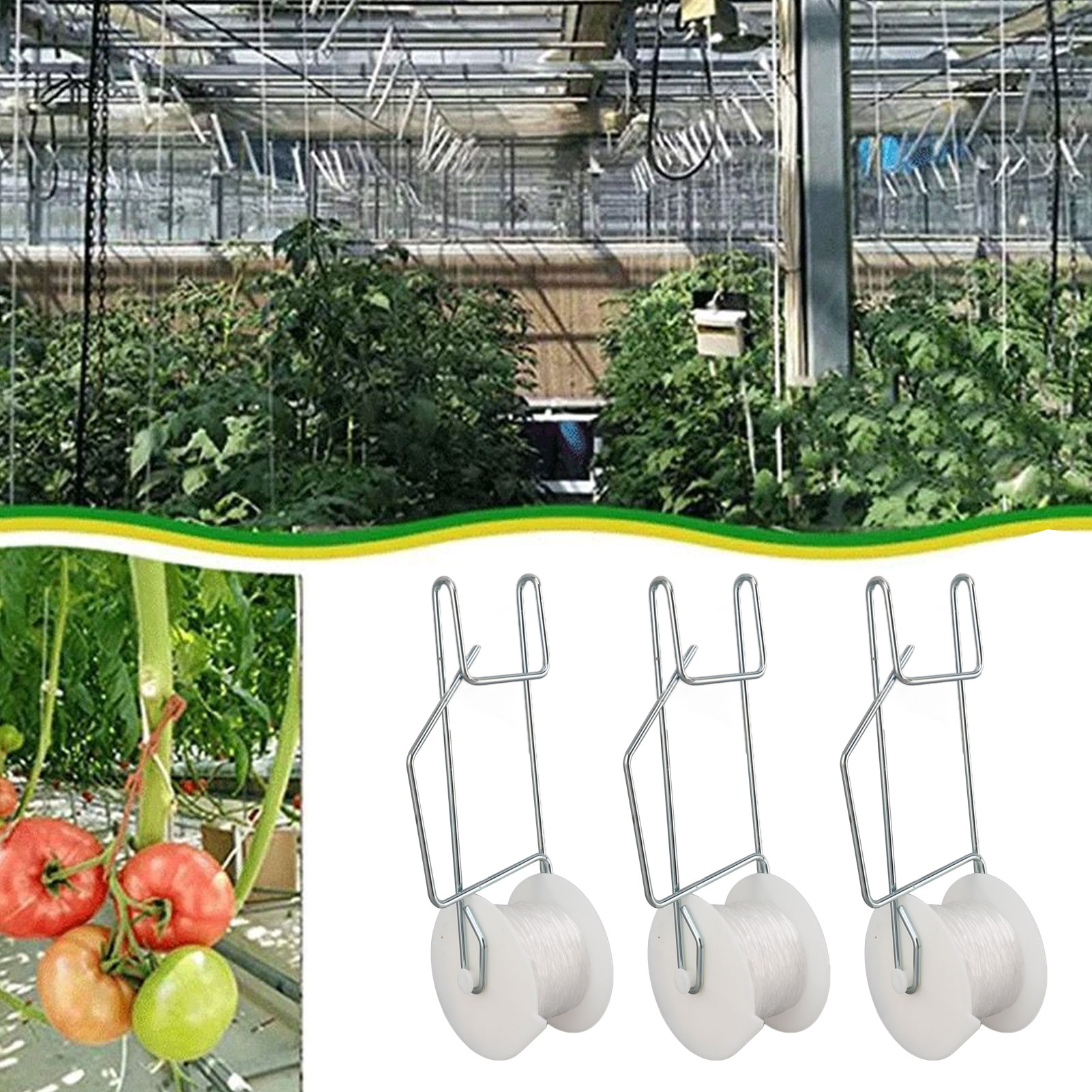 6-50pcs Tomato Support Hooks T - Gardening Tools Essential ulasan dan harga