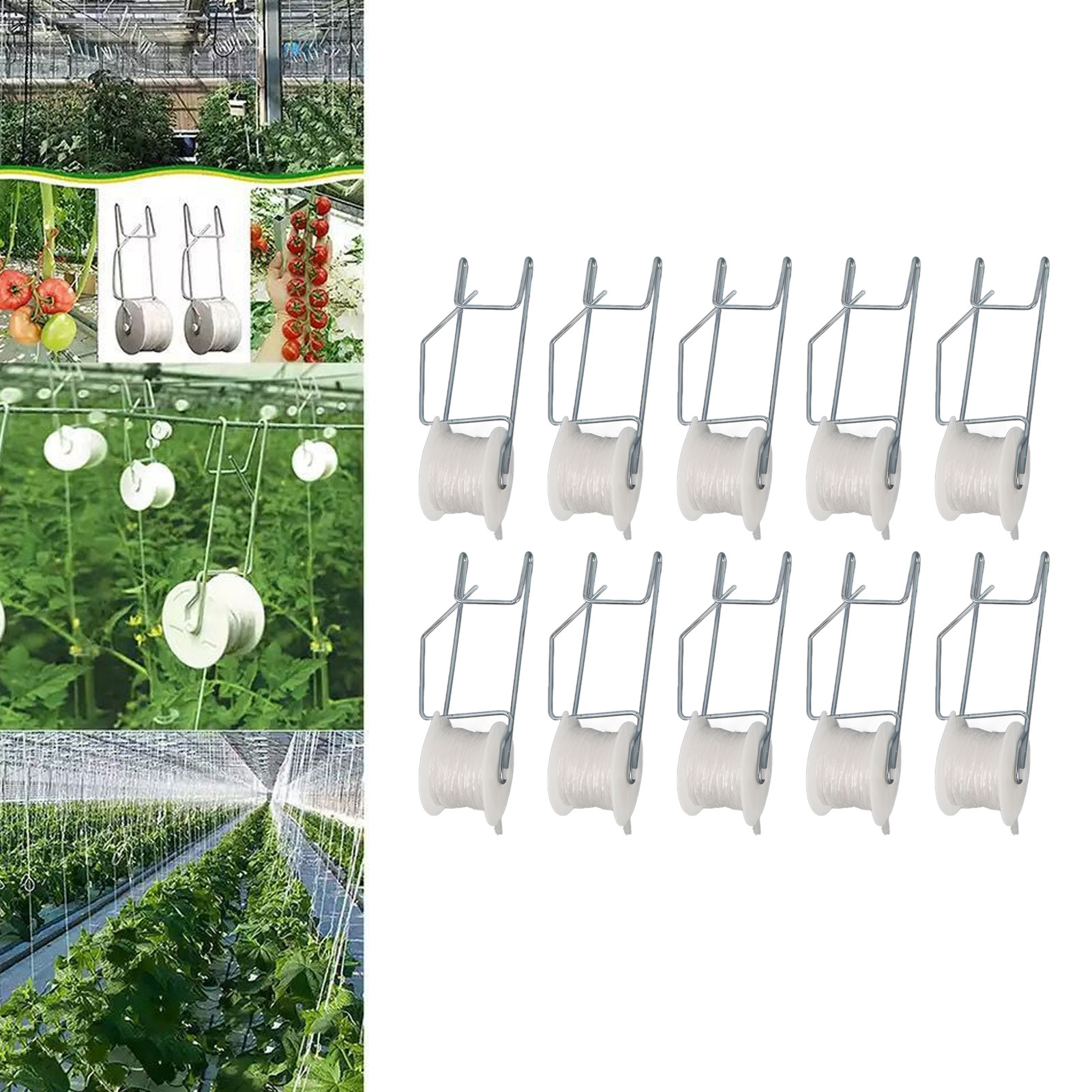 6-50pcs Tomato Support Hooks T - Gardening Tools Essential ulasan dan harga